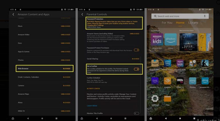 C Mo Configurar Los Controles Parentales De La Tableta Amazon Fire
