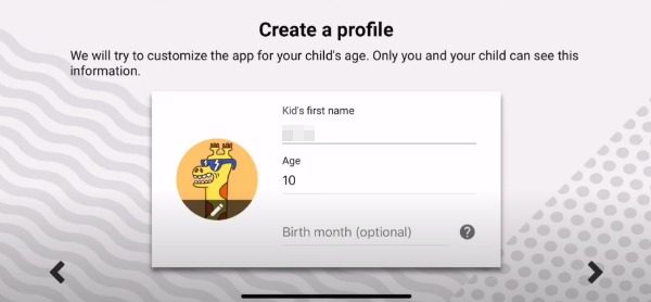 Create a Profile