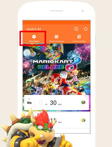 Voir le temps de jeu quotidien des enfants dans Nintendo Parental