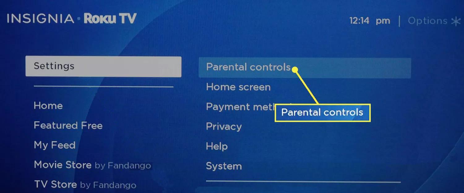 Roku Parental Control