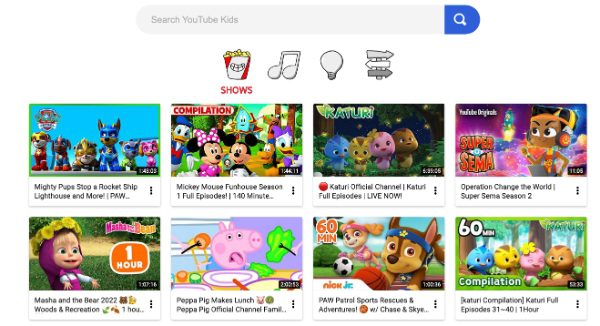 Control parental de Youtube - Youtube para niños