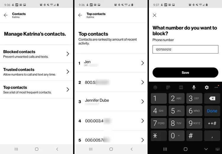 manage contacts