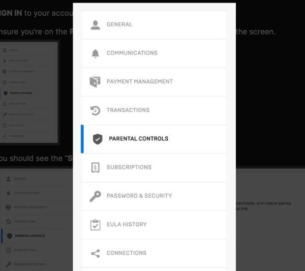 How to set up Parental Controls for the Epic Games Store - Epic Accounts  Support