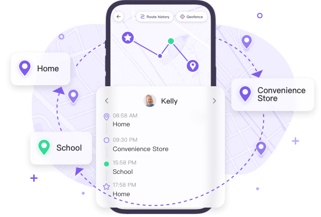 Localização Histórico ajuda você a proteger melhor seu filho
