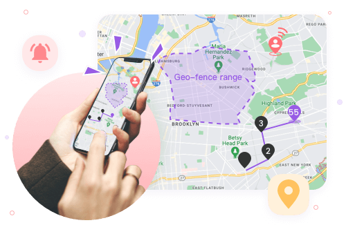 FlashGet Kids features: Location Tracker