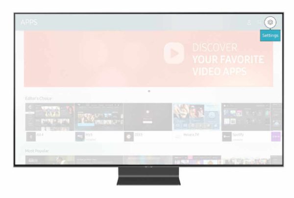 masukkan PIN di Samsung Smart TV Anda