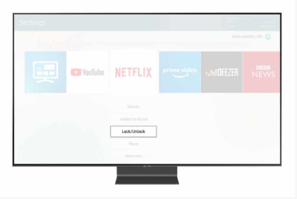 utilizzando il controllo genitori sulla TV Samsung