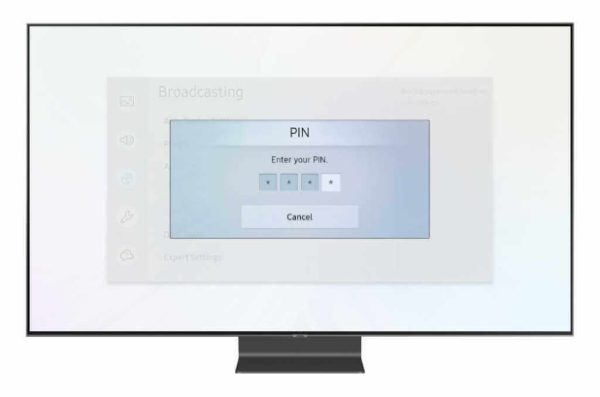 configurar el control parental en el televisor Samsung