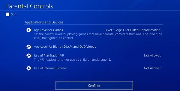  korlátozza a felnőtteknek szóló tartalmat a PlayStation 4-en 