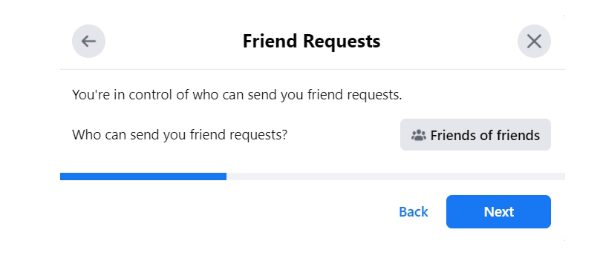 Limit friend requests
