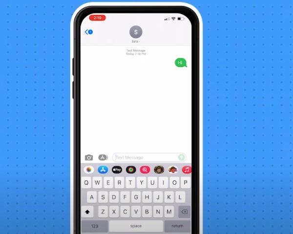 Vá para o iMessage