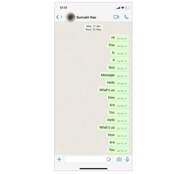 Launch Whatsapp on your iPhone