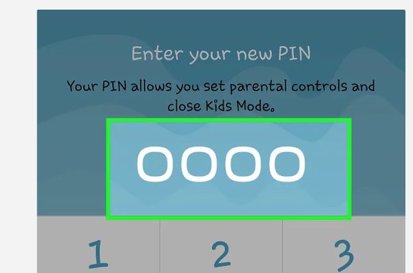 steps to set up the Kids Mode app