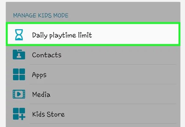 Daily playtime limit