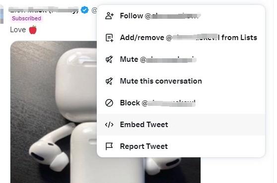 How to see who blocked you on twitter - Press the block option