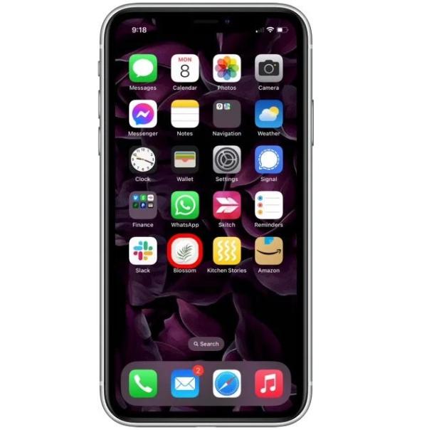 πώς να αποκρύψετε μια εφαρμογή στο iPhone - Πατήστε παρατεταμένα το εικονίδιο της εφαρμογής