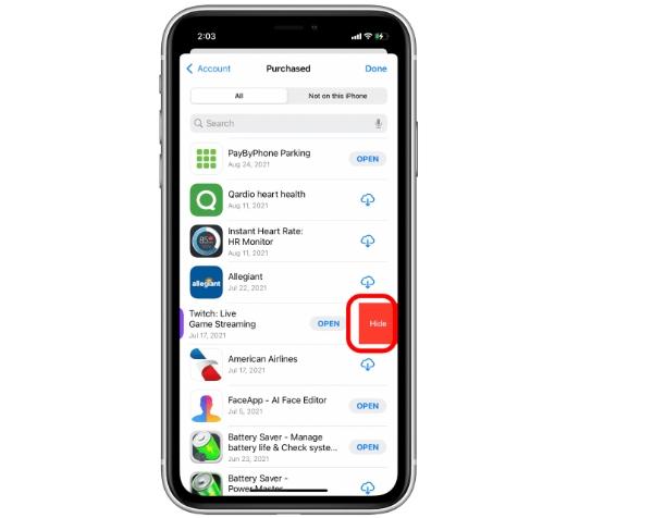 cara menyembunyikan aplikasi di iphone - klik 