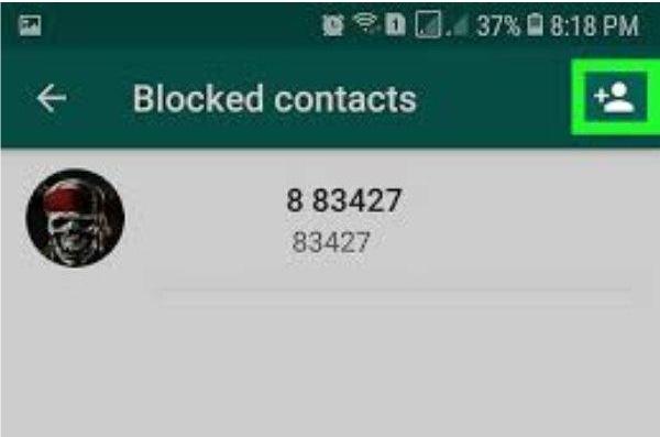 Blocked contact
