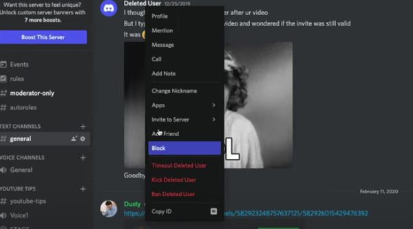 monitorar a conta Discord de uma criança