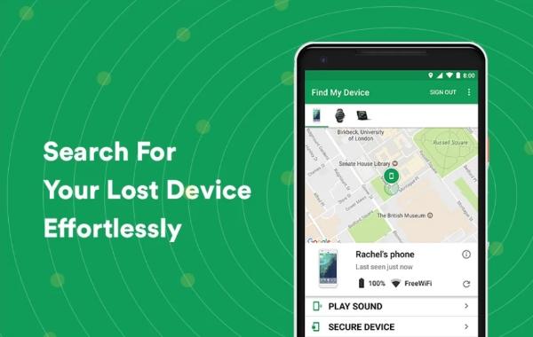 Find My Device for lost Android