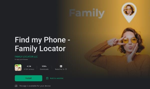 Hitta min telefon - Family Locator