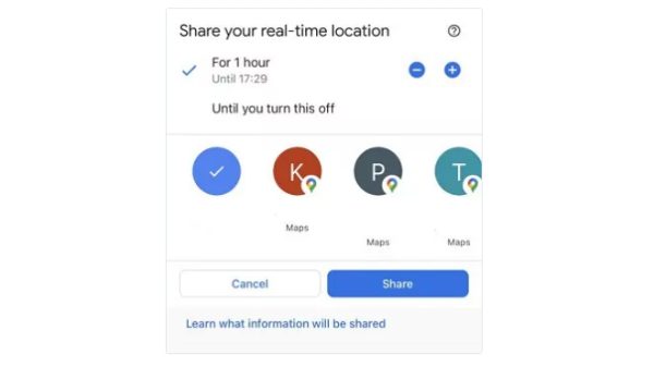 theo dõi số điện thoại bằng Google Maps