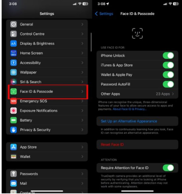 bloquear aplicativos no iPhone sem tempo de tela