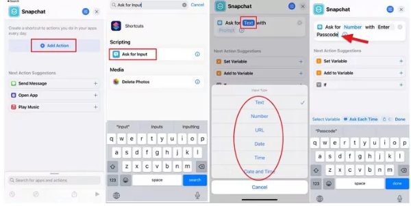 Lock Apps Using Shortcuts