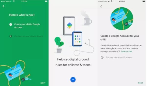 Download the free Google Family Link app