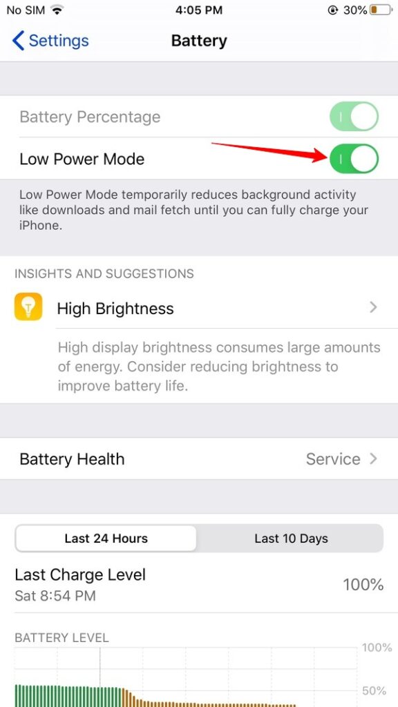 low power mode