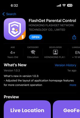 Install Flasget Parental control on your mobile