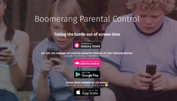 Boomerang parental control