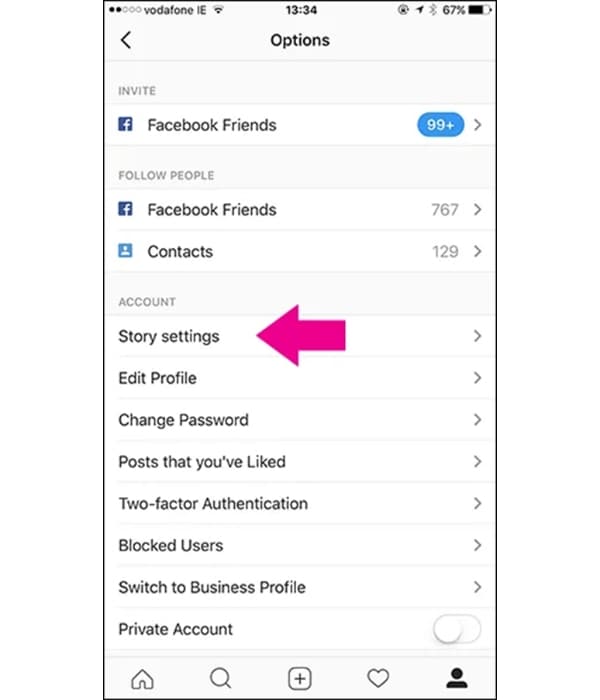 Hur man blockerar någon från att se din berättelse - Hantera din Story Inställningar