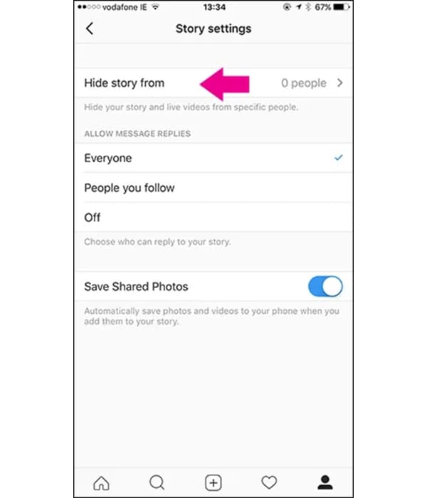 Come impedire a qualcuno di vedere la tua storia: scegli chi può vedere la tua storia