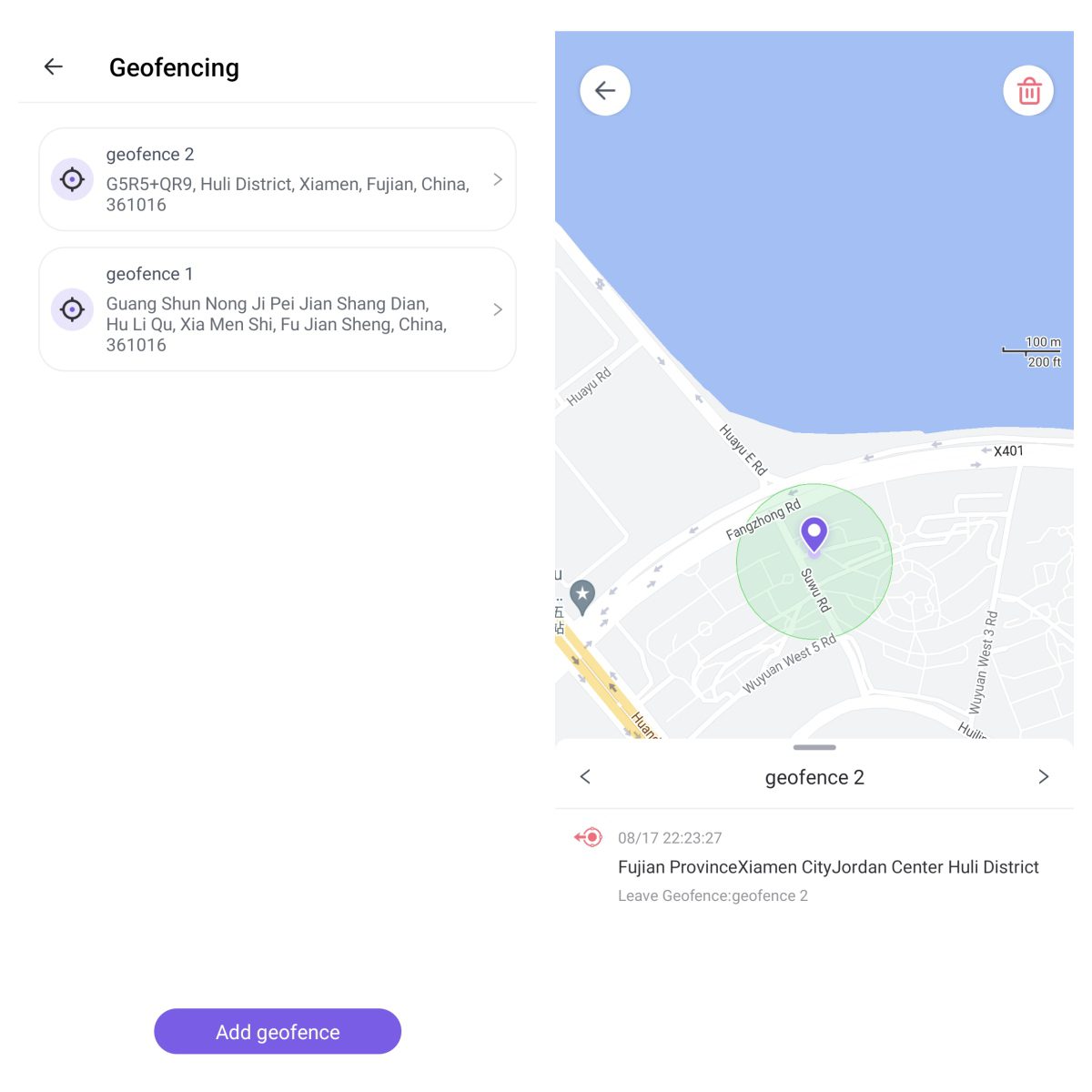 Geofence Alter for controlling parents