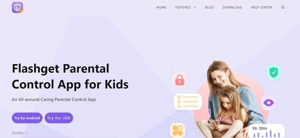 FlashGet Parental Control App Blocker