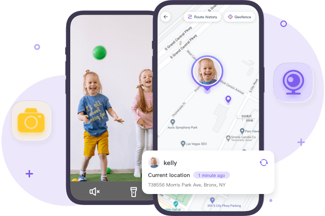 real-time-live location on FlashGet Kids