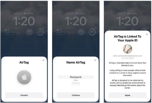 Apple AirTags をセットアップする