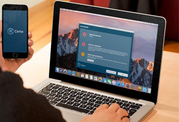 Certo AntiSpy untuk iPhone dan MAC