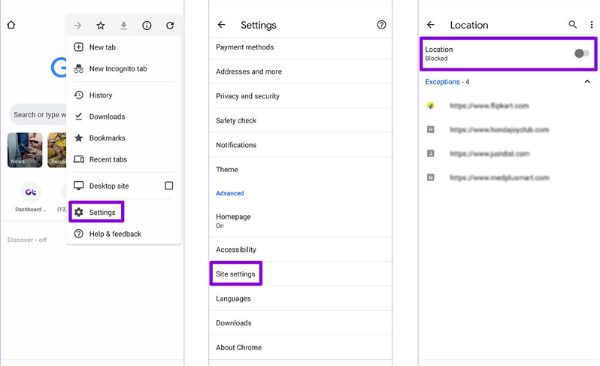 cómo cambiar ubicación en Google-Cambiar ubicación en un dispositivo Android