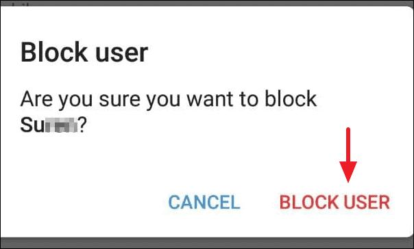 Blockera användare