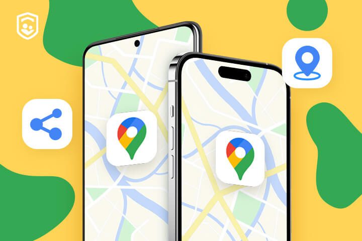 Hur man delar plats på Google Maps på iPhone eller Android