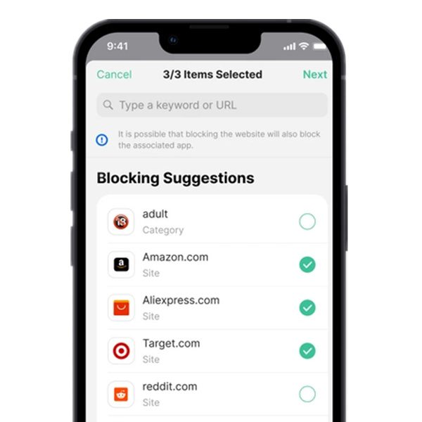 Setting up BlockSite on your iOS device