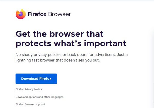 Töltse le a Firefoxot