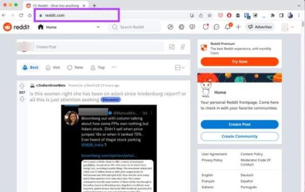 Cara memblokir seseorang di Reddit di PC