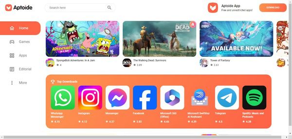 Cửa hàng ứng dụng của bên thứ ba-Aptoide