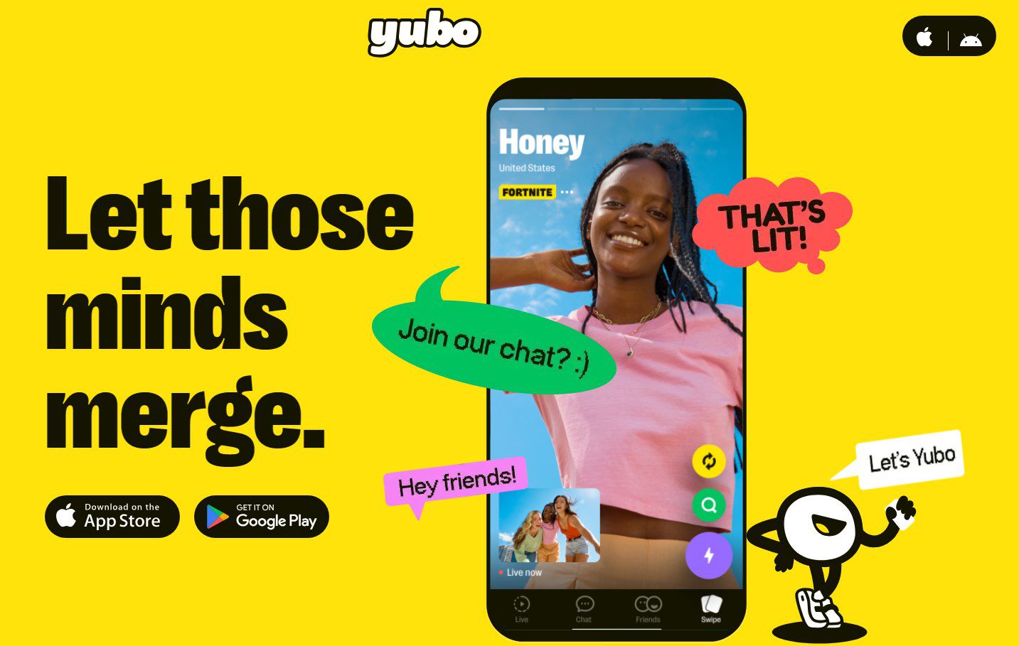 Apps like Kik: Yubo