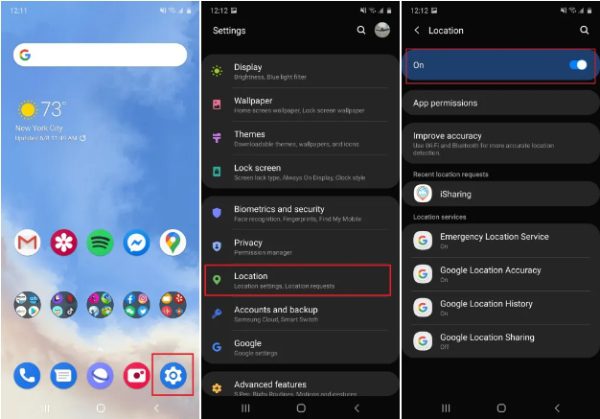 Desactivar ubicación de Google en Android