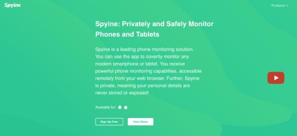 Head over to Spyine's official website