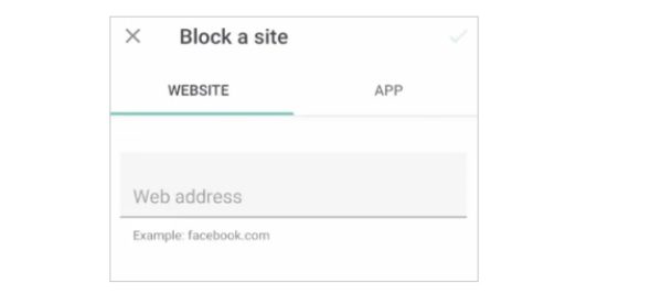 block a site